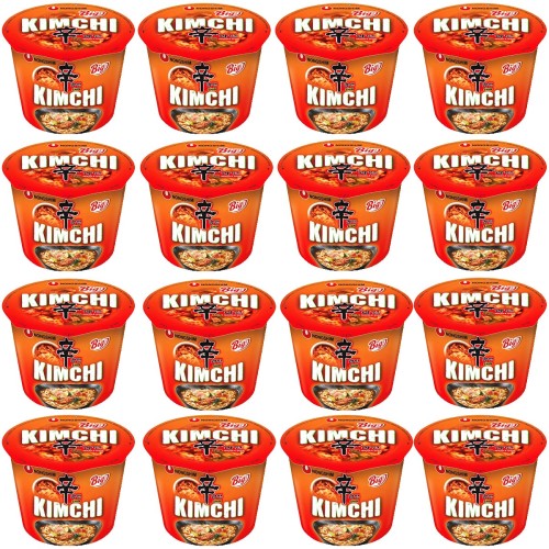 Koreańska Zupka Błyskawiczna Instant KimChi Ramyun w Misce 112g NONGSHIM