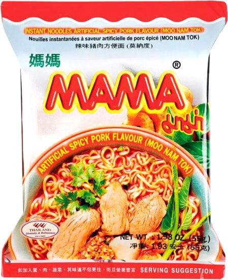 30x Zupka o Smaku Wieprzowiny Moo Nam Tok Tajska 55g MAMA
