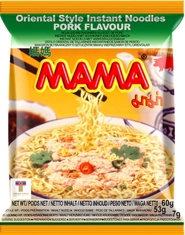 30x Zupka o Smaku Wieprzowiny Tajska 60g MAMA