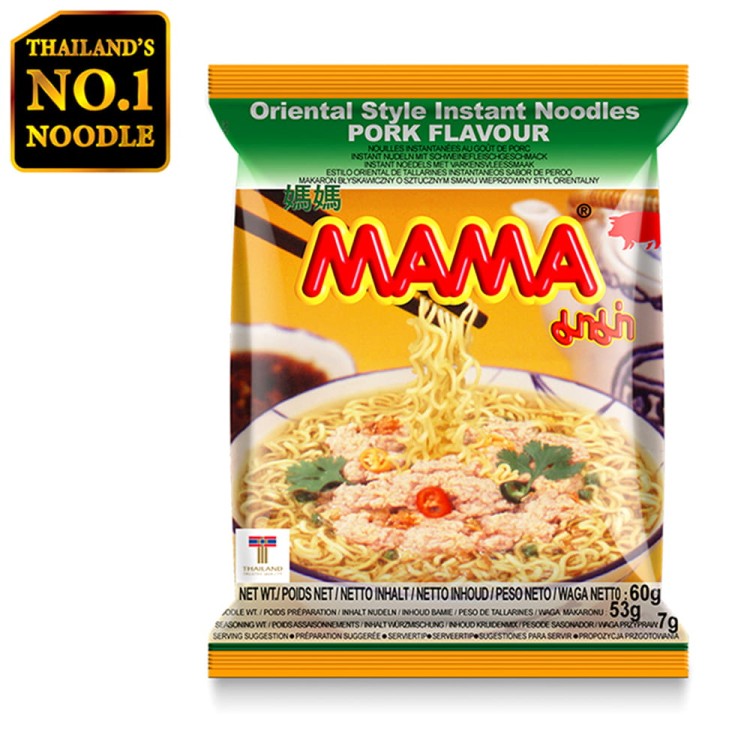 30x Zupka o Smaku Wieprzowiny Tajska 60g MAMA