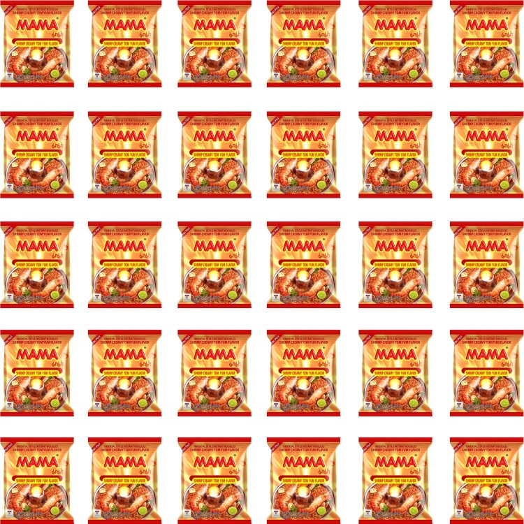30x Zupka o Smaku Krewetek Kremowych Tom Yum KARTON 55g MAMA