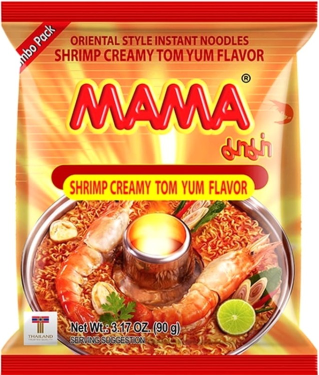 30x Zupka o Smaku Krewetek Kremowych Tom Yum KARTON 55g MAMA