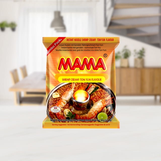 30x Zupka o Smaku Krewetek Kremowych Tom Yum KARTON 55g MAMA