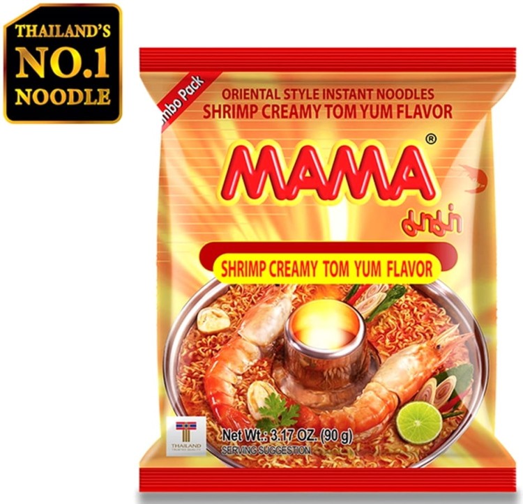 30x Zupka o Smaku Krewetek Kremowych Tom Yum KARTON 55g MAMA