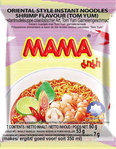 30x Zupka o Smaku Krewetek Tom Yum Tajska KARTON 60g MAMA