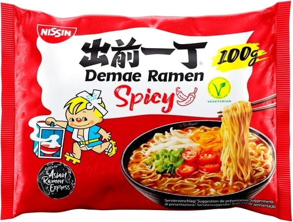 Zupka Makaron Demae Ramen Instant OSTRA 100g NISSIN