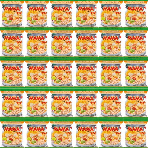 30x Zupka o Smaku Wieprzowiny Tom Yum Tajska KARTON 60g MAMA