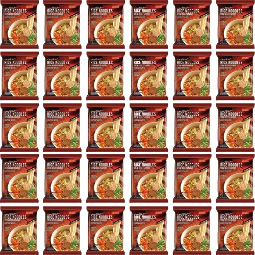 30x Zupka Instant Makaron Ryżowy z Wołowiną KARTON 55g MAMA