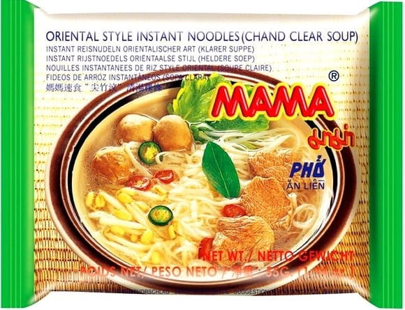 30x Zupka Makaron Ryżowy Vermicelli Chand Clear KARTON 55g MAMA