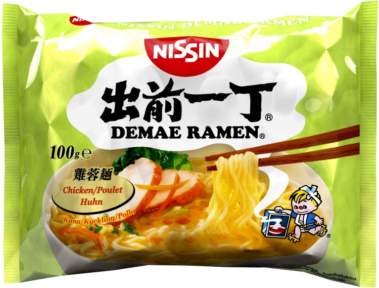 30x Zupka Makaron Demae Ramen Instant Kurczak KARTON 100g NISSIN