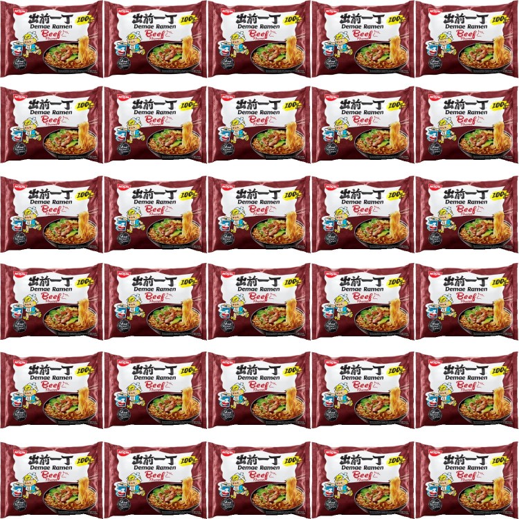 30x Zupka Makaron Demae Ramen Instant Wołowina KARTON 100g NISSIN