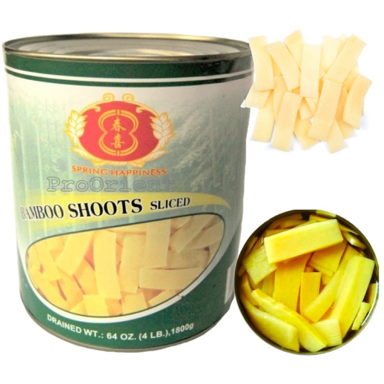 Pędy Bambusa Plastry Gastronomiczne 2950g SPRING HAPPINESS