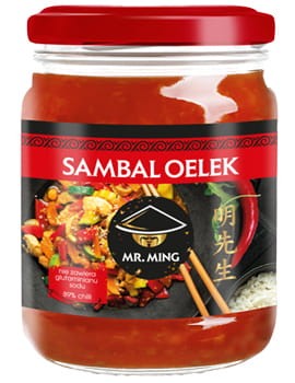 Sos Sambal Oelek Pasta Ostry Przecier z Chili 238g MR. MING