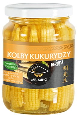 Mini Kolby Kukurydzy Młoda Kukurydza w Słoiku 340g MR. MING