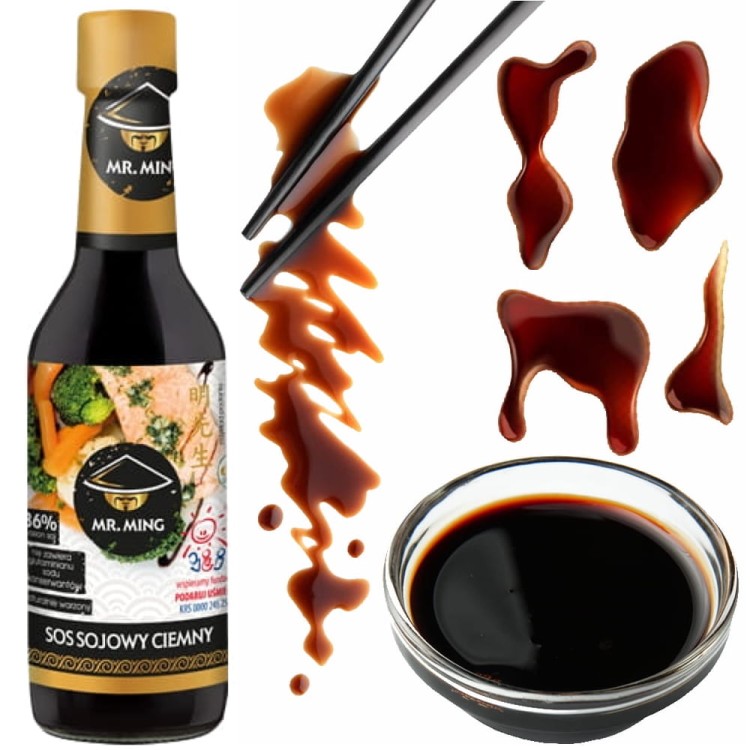 Sos Sojowy Ciemny 36% 150ml Bezglutenowy MR. MING