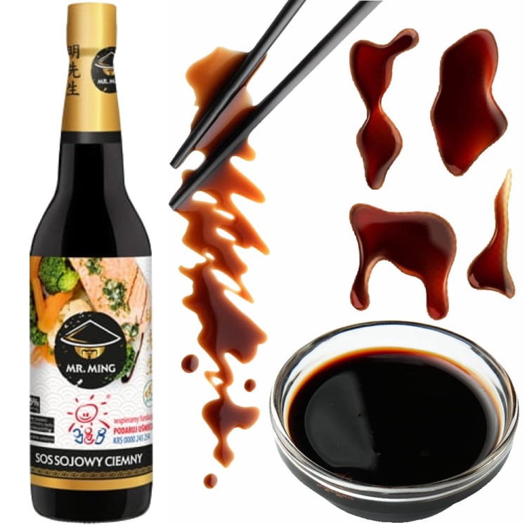 Sos Sojowy Ciemny 36% 625ml Bezglutenowy MR. MING
