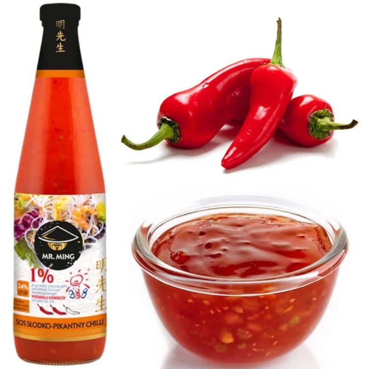 Sos Słodko Ostry Pikantny 24% Chili 700ml MR. MING