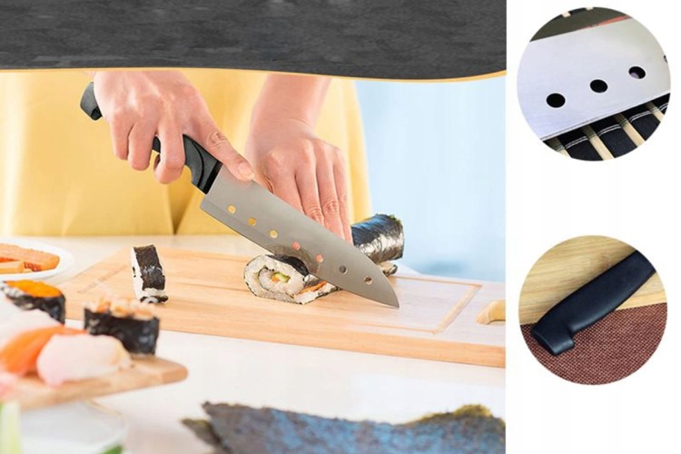 Zestaw Maszynka Roller Do Robienia Sushi Z Rolką Mata Nóż XXL