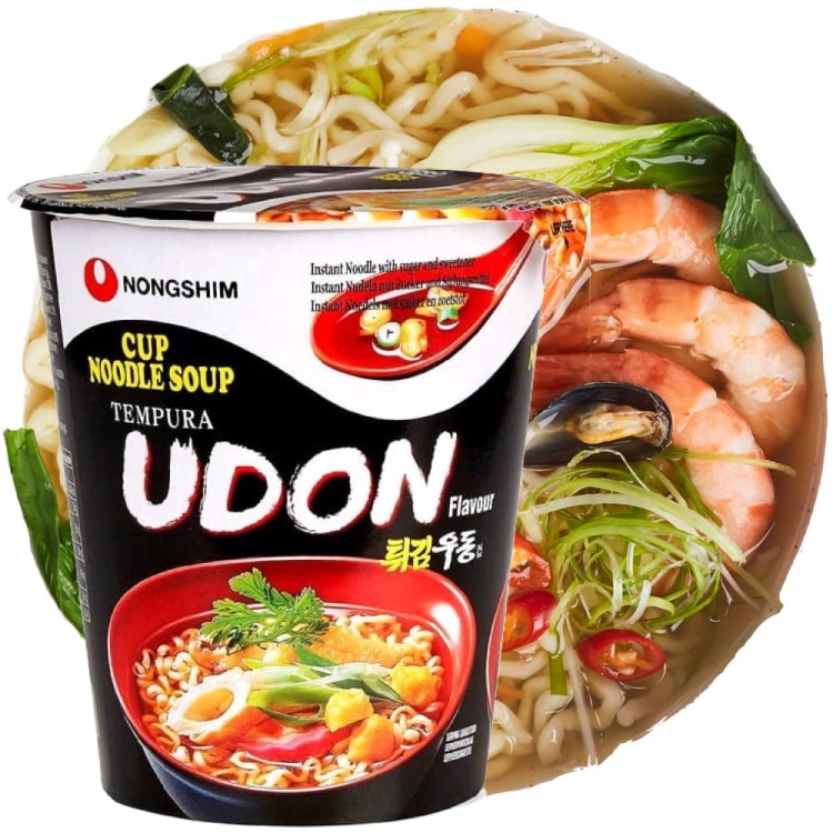 Zupka Tempura Udon Koreańska Cup 62g NONGSHIM