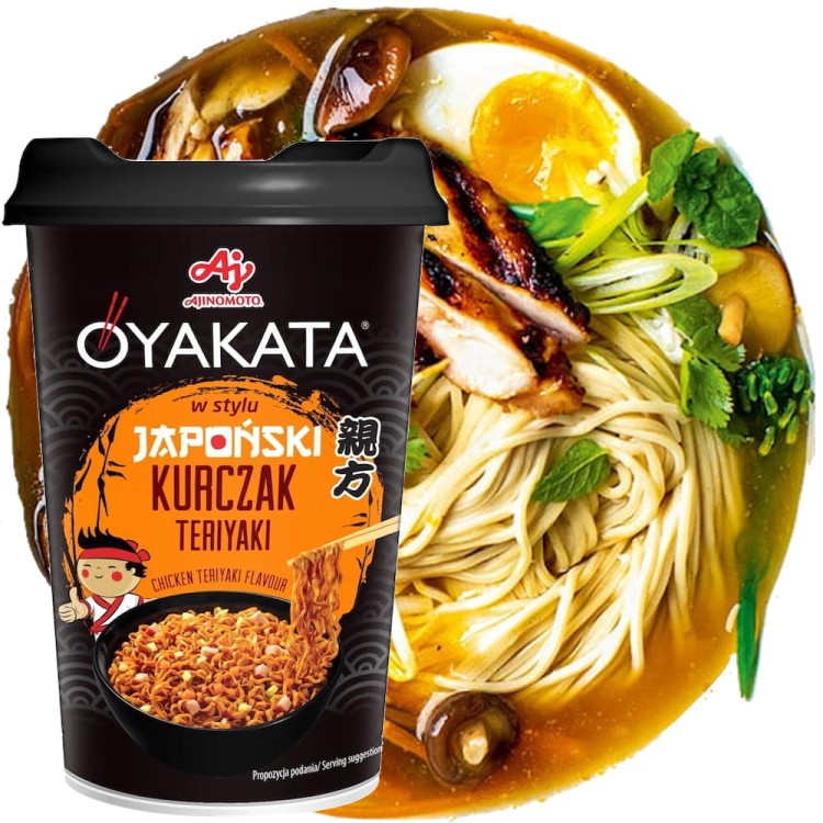 Zupka Makaron Błyskawiczny Kurczak Teriyaki Cup 96g OYAKATA