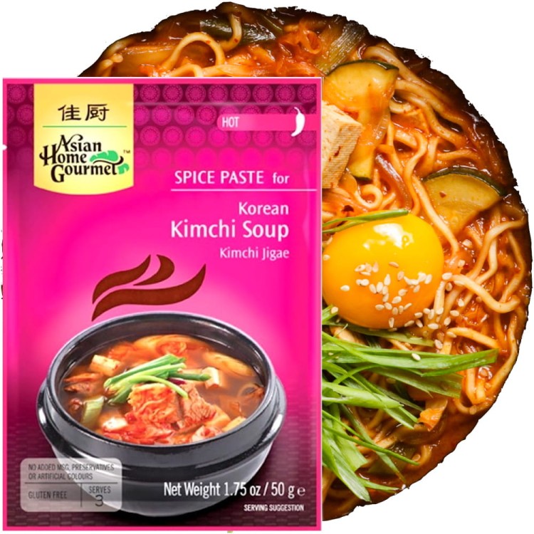 Pasta Do Koreańskiej Zupy KimChi 50g ASIAN HOME GOURMET