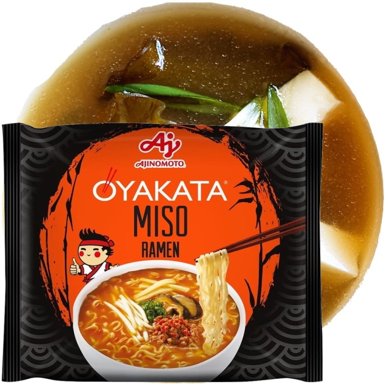 Zupka Makaron Błyskawiczny Japońskie Miso 89g OYAKATA