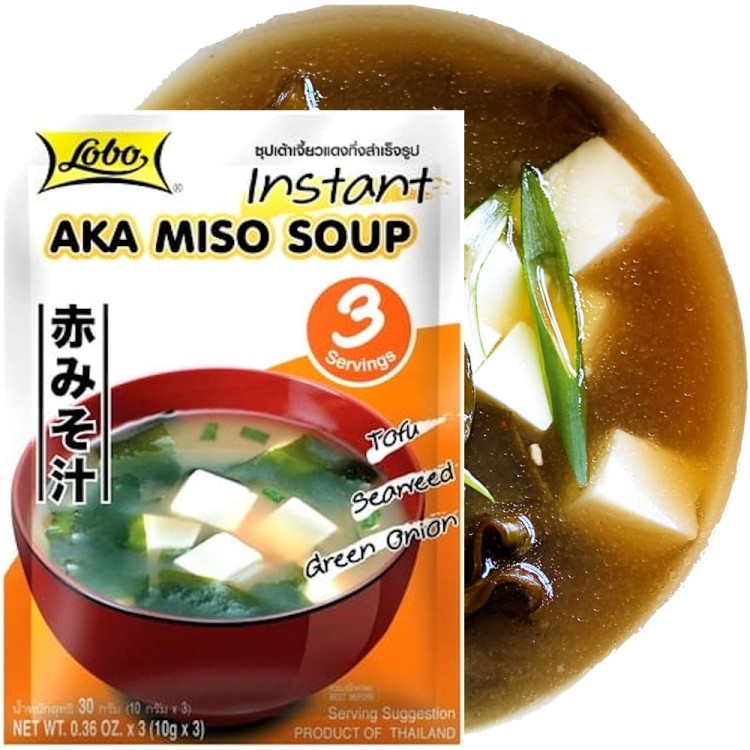 Zupa Instant Aka Miso 3 Porcje 30g LOBO