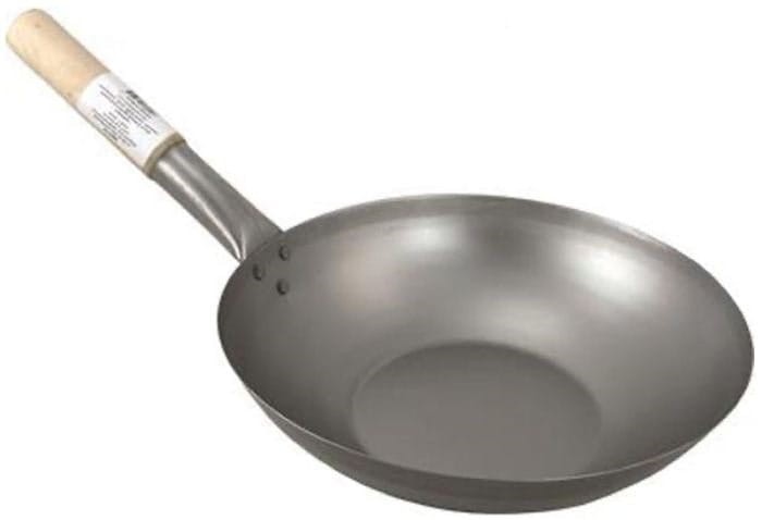 Patelnia Wok 13 Cali Płaskie Dno Chiński 33cm JADE TEMPLE