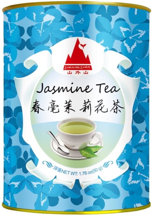 Zielona Herbata Jaśminowa Liściasta Premium w Puszce 50g SHAN WAI SHAN