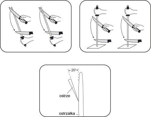Ceramiczna Ostrzałka Stalka Musak Prętowa Do Ostrzenia Noży TV1703 TAIDEA