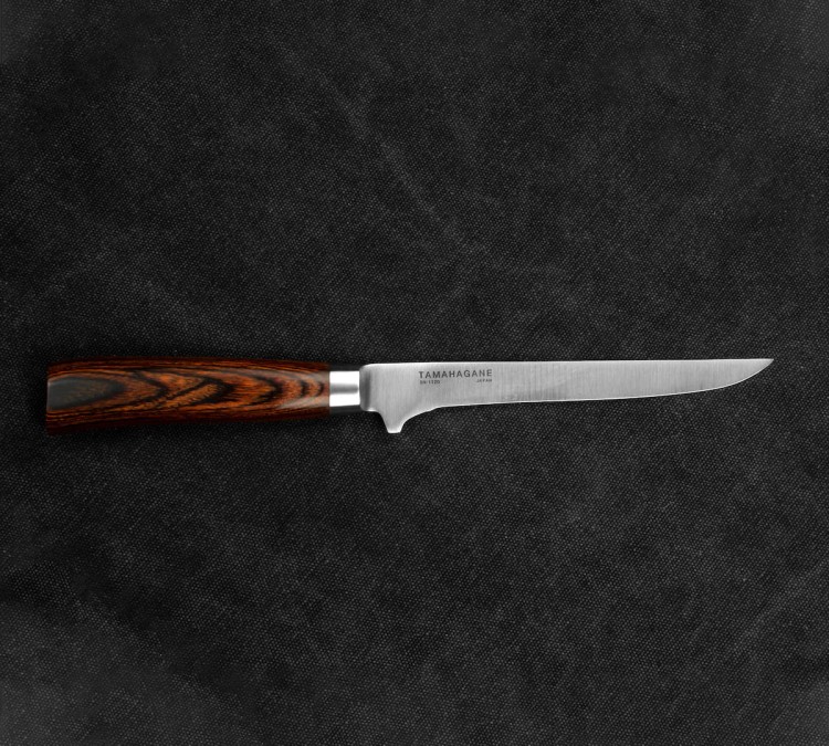 Tamahagane SAN Brown Nóż Do Wykrawania Elastyczny 16cm