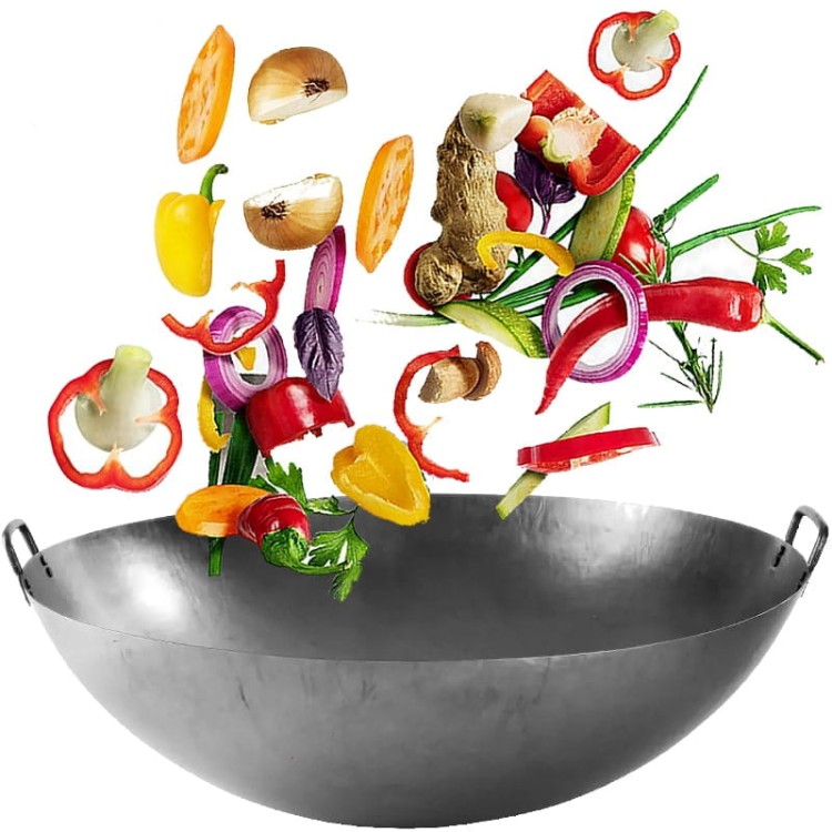 Patelnia Wok 20 Cali Ręcznie Kuty Chiński 50cm PROORIENT