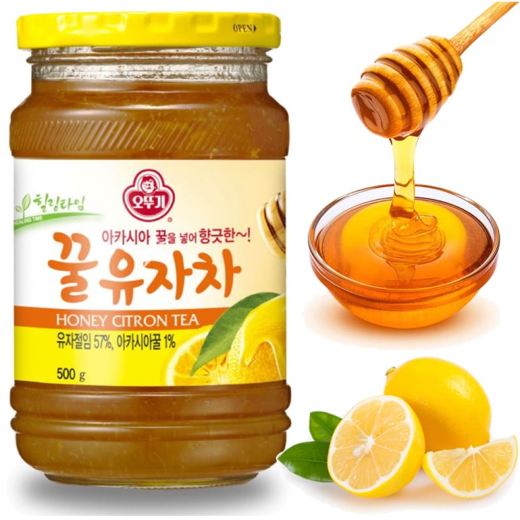 Koreańska Herbata Yuzu Cytrynowa z Miodem 500g OTTOGI