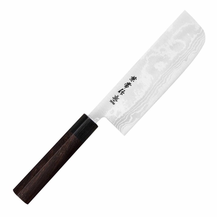 Kanetsune Zen-Bokashi Aogami#2 Japoński Nóż Nakiri 16,5cm