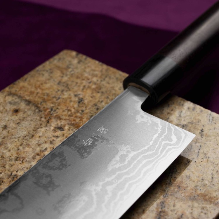 Kanetsune Zen-Bokashi Aogami#2 Japoński Nóż Nakiri 16,5cm