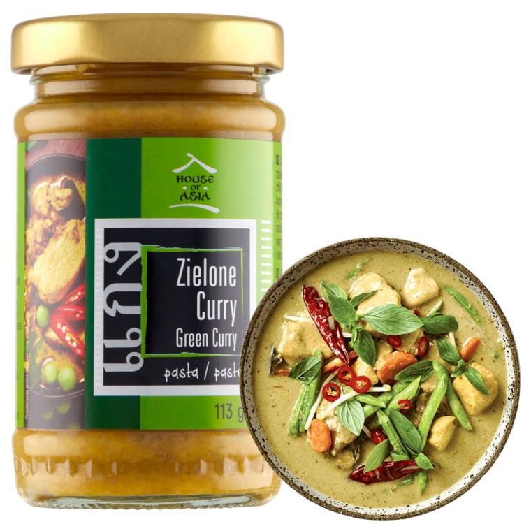 Tajska Pasta Zielone Curry 113g HOUSE OF ASIA