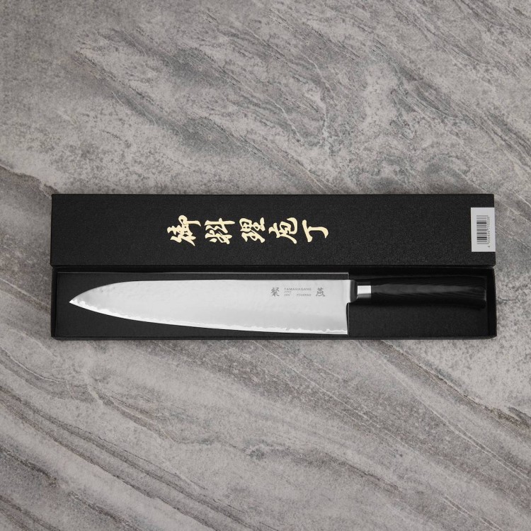 Tamahagane Tsubame Black VG-5 Japoński Nóż Szefa Kuchni 27cm