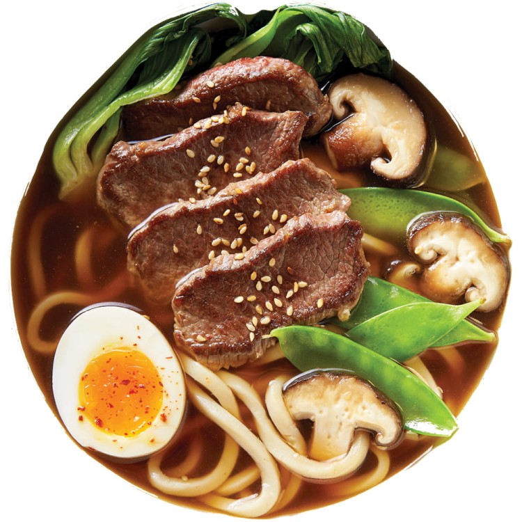 Zestaw Zielonych Misek 17cm Do Udon z Pałeczkami Hana Green EDO JAPAN
