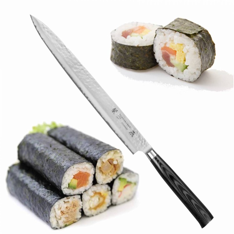 Tamahagane Tsubame Black Nóż Sashimi 27cm
