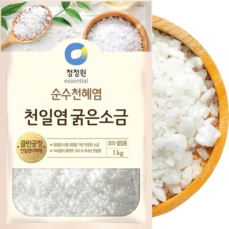 Koreańska Sól Morska Drobnoziarnista Fine Sea Salt 1000g 1kg DAESANG
