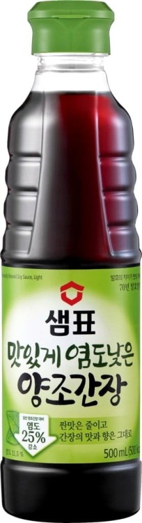 Sos Sojowy Naturalnie Warzony Niskosolny Koreański 500ml SEMPIO
