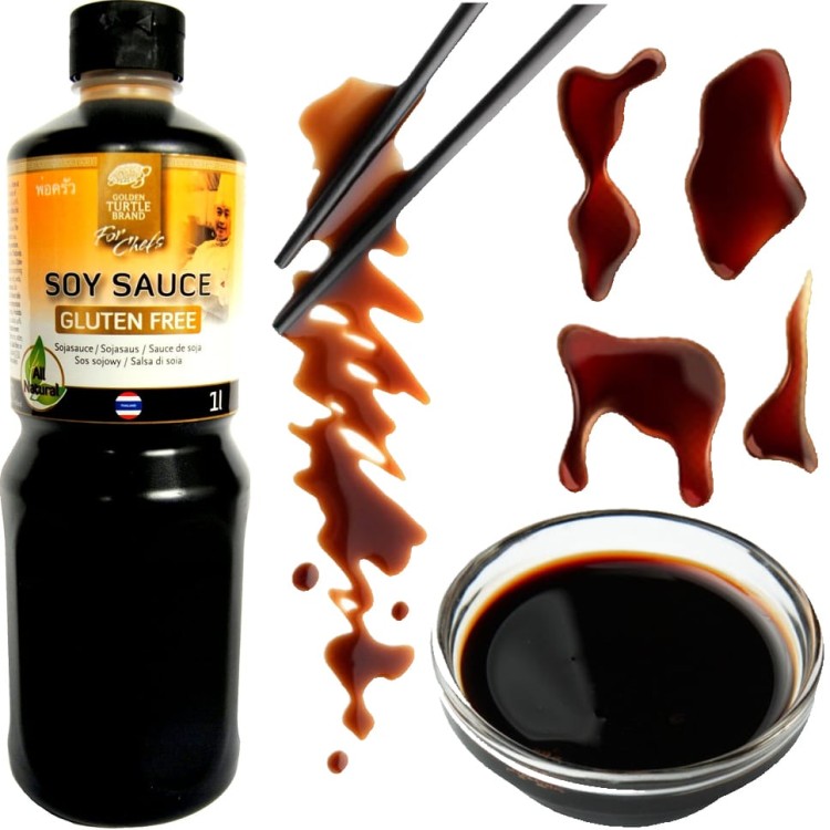 Sos Sojowy Tamari Bezglutenowy 1 Litr GOLDEN TURTLE BRAND