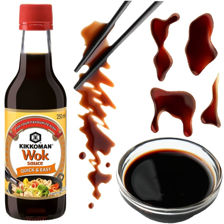 Sos Sojowy Japoński Styl Do Woka 250ml KIKKOMAN