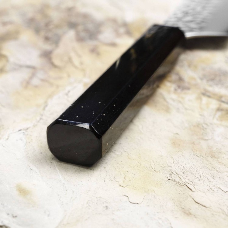 Sakai Takayuki Urushi VG-10 Saiu Japoński Nóż Kengata 16 cm