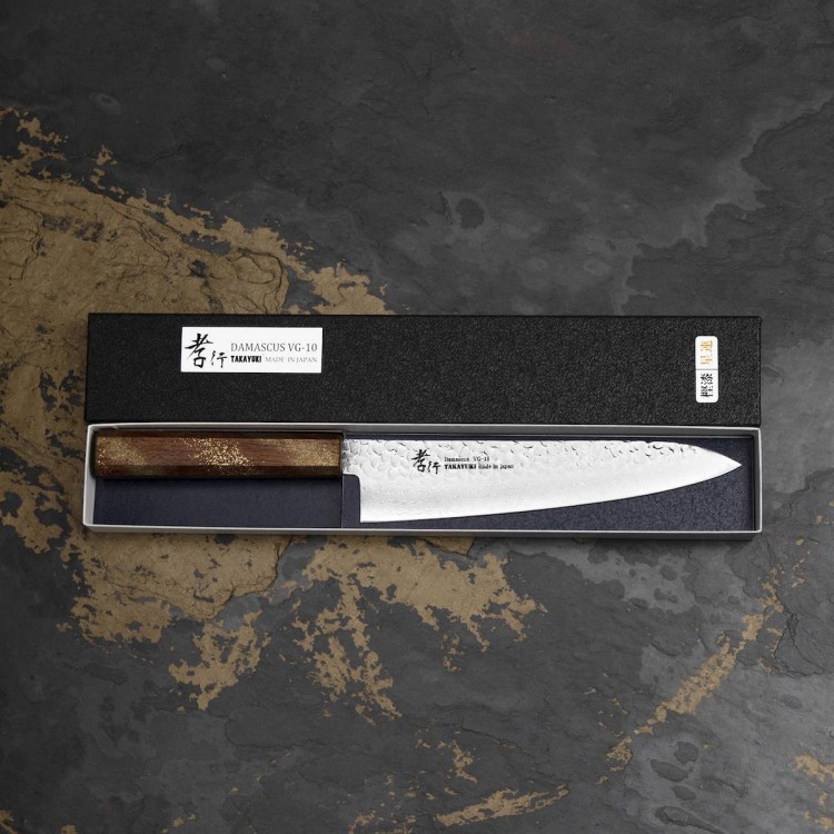 Sakai Takayuki Urushi VG-10 Seiren Japoński Nóż Szefa Kuchni 21 cm
