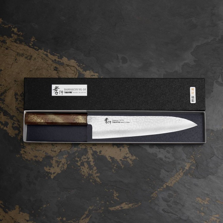Sakai Takayuki Urushi VG-10 Seiren Japoński Nóż Szefa Kuchni 24 cm