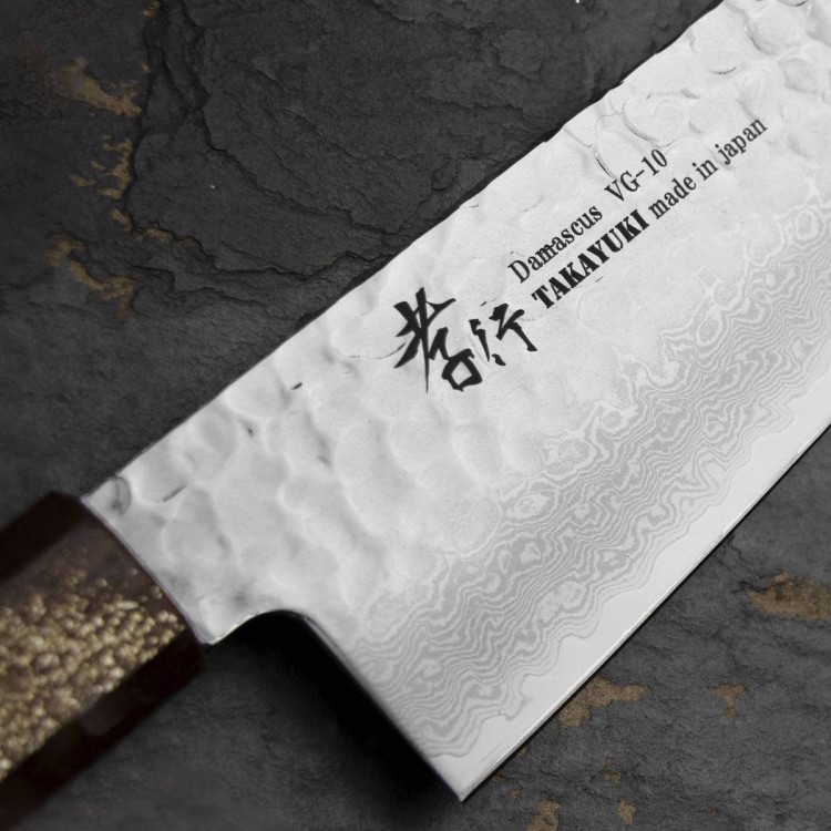 Sakai Takayuki Urushi VG-10 Seiren Japoński Nóż Santoku 17 cm