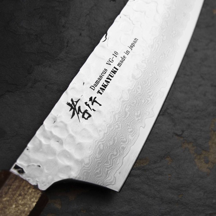 Sakai Takayuki Urushi VG-10 Seiren Japoński Nóż Kengata 16 cm