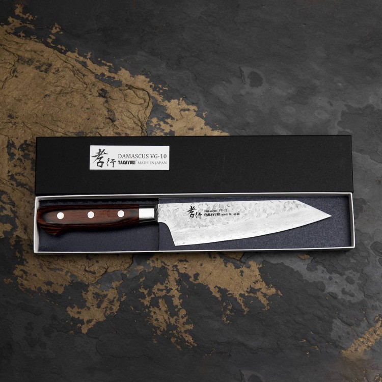 Sakai Takayuki Hammered VG-10 Japoński Nóż Kengata 16 cm