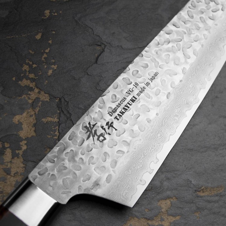 Sakai Takayuki Hammered VG-10 Japoński Nóż Kengata 19 cm